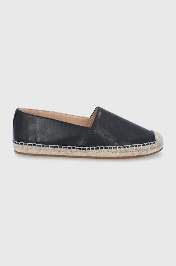 Coach - Bőr espadrilles Canva nappa bőr fekete C6763.BLK