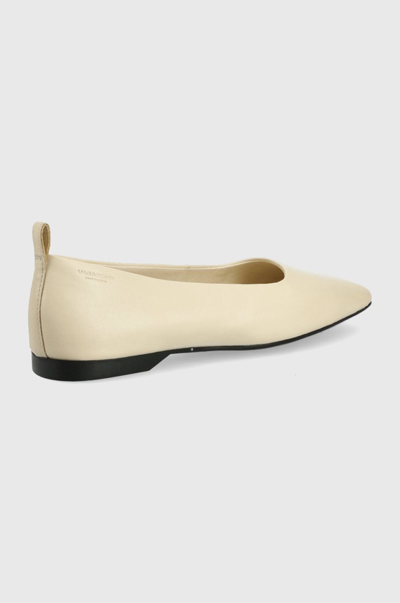 Vagabond Shoemakers baleriny skórzane DELIA 5307.201.02 beżowy SS22
