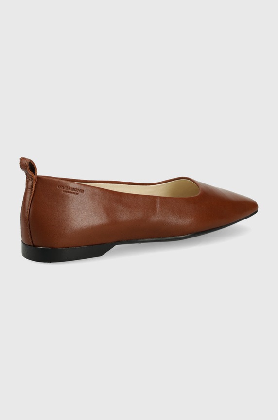 Vagabond Shoemakers baleriny skórzane DELIA 5307.201.10 brązowy SS22
