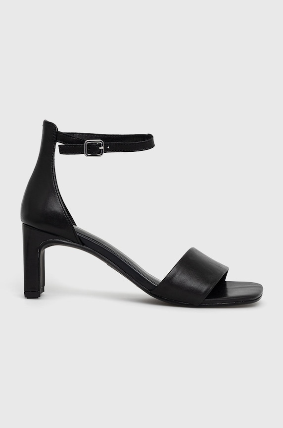 Vagabond Shoemakers sandały skórzane LUISA słupek czarny 5312.401.20