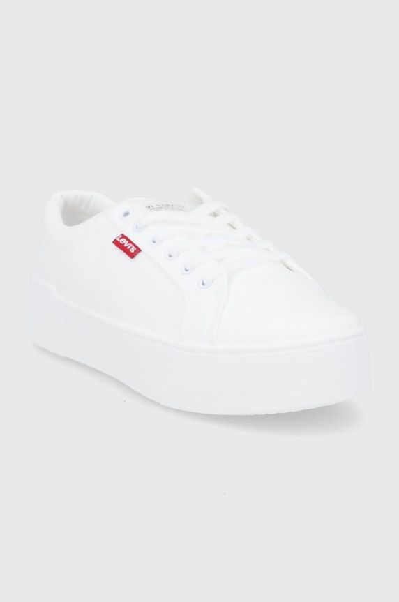 Topánky Levi's D6524.0014 biela SS22