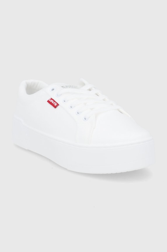 Topánky Levi's D6524.0014 biela SS22