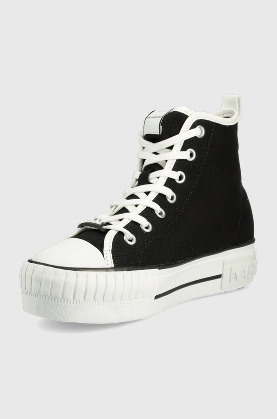 Obuwie Karl Lagerfeld trampki KAMPUS MAX KL60450.900 czarny