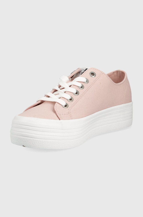Obuwie Calvin Klein Jeans tenisówki YW0YW00254.TFT YW0YW00254.TFT różowy