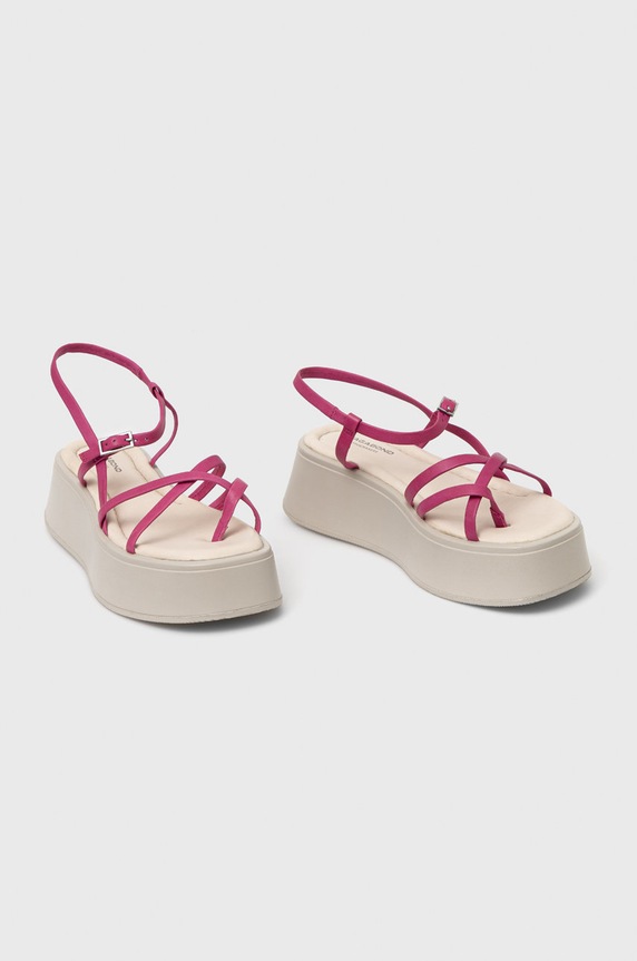 Vagabond Shoemakers sandały skórzane COURTNEY 5134.101.46 różowy SS22