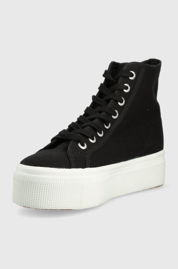 Obuwie Superga trampki S41273W.F83 czarny