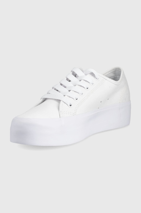 Obuwie DC tenisówki Manual ADJS300280 biały