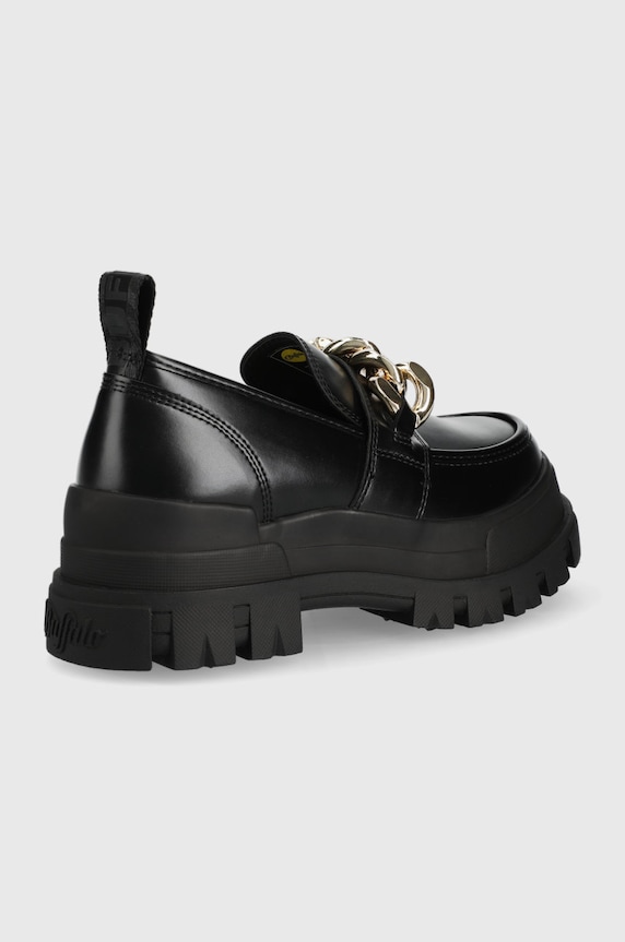 Μοκασίνια Buffalo 1622093.blk μαύρο SS22