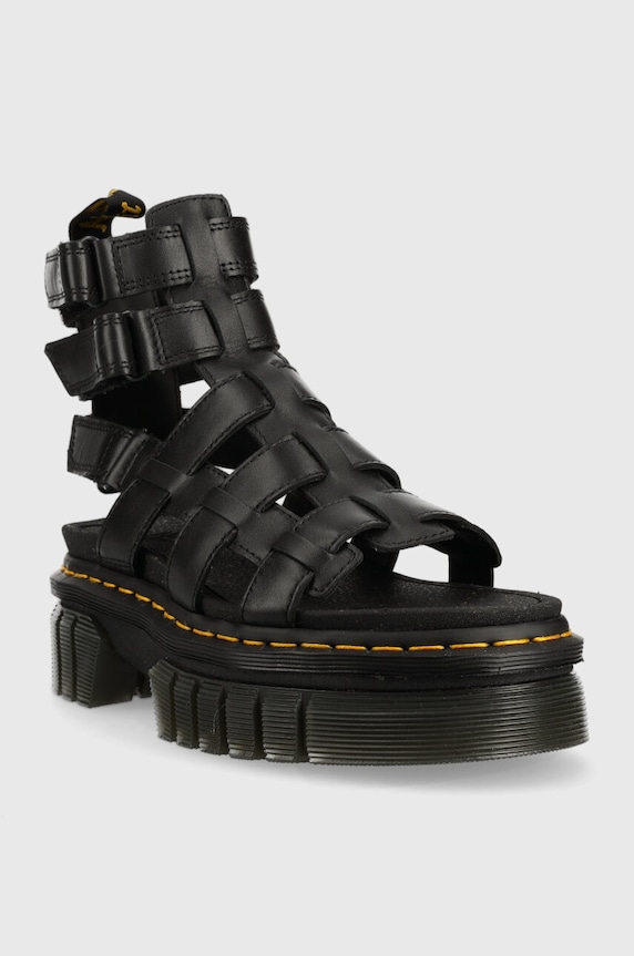 Dr. Martens sandały skórzane Ricki Gladiator DM27402001 czarny SS23