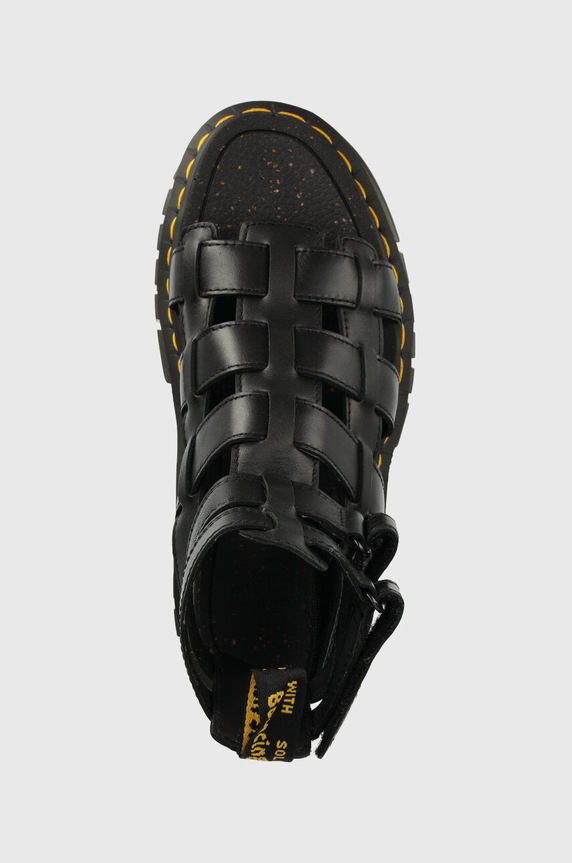 Dr. Martens sandały skórzane Ricki Gladiator czarny DM27402001