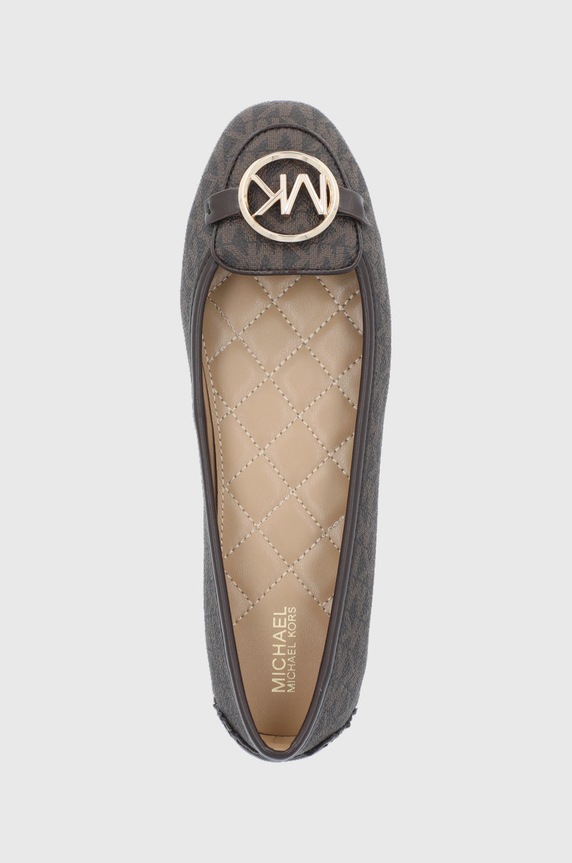 MICHAEL Michael Kors baleriny Lillie brązowy 40R9LIFP3B.200