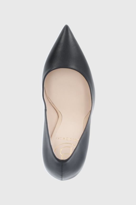 Baldowski szpilki skórzane czarny D03102.E160.023