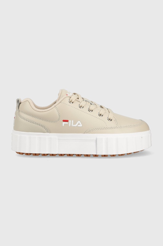 Fila tenisówki Sandblast imitacja skóry licowej szary FFW0060