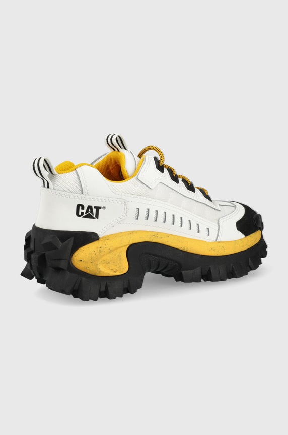 CAT Footwear sneakersy skórzane INTRUDER P723902.D biały SS22