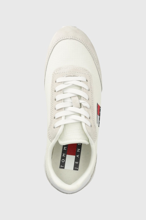 Tenisice Tommy Jeans bijela EN0EN01737.YBR.RETRO.E
