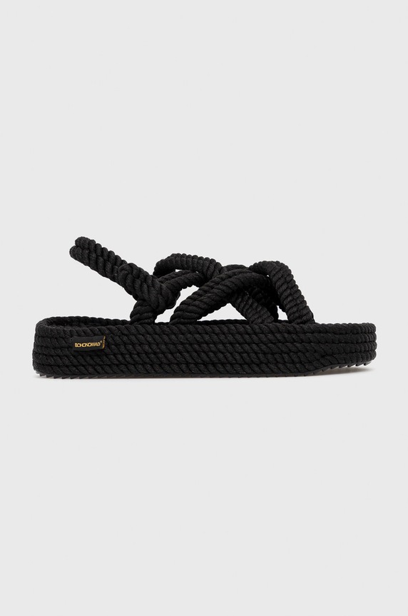 Bohonomad sandali Bodrum platform nero BOD.0020.PRS