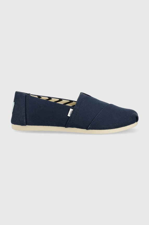 Toms espadrile Alpargata textil bleumarin 10017712