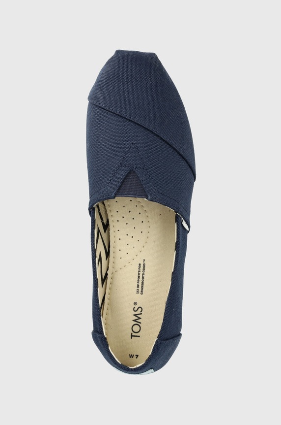 Toms espadrile Alpargata bleumarin 10017712