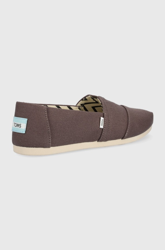 Toms espadrile Alpargata 10017749 gri SS22