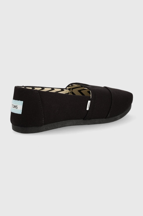 Toms espadrile Alpargata 10017716 negru SS25