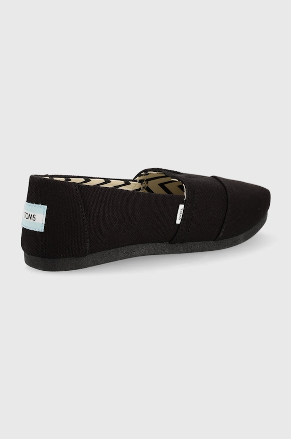 Toms espadrile Alpargata 10017716 negru SS25