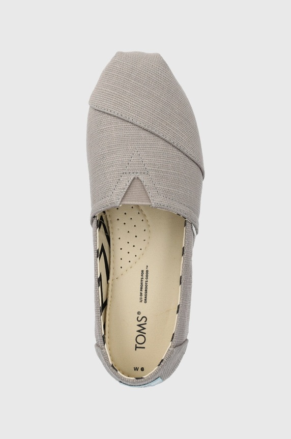 Toms espadryle Alpargata szary 10017741