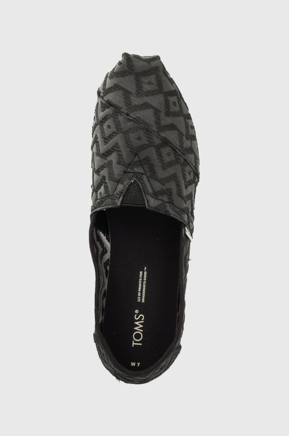 Еспадрилі Toms Alpargata чорний 10017805