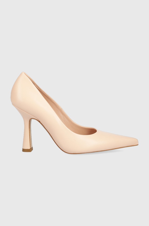 Kožené lodičky Liu Jo Pointy Leonie Hanne přírodní kůže oranžová SA2701PXD8431406