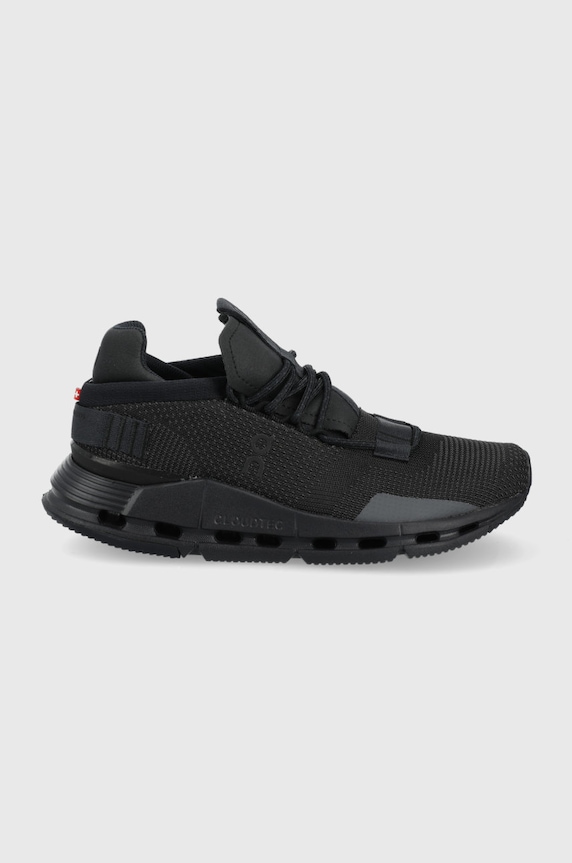 On sneakersy Cloudnova syntetyczny czarny 2699814
