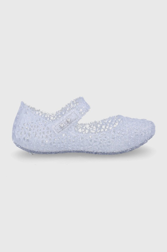 Melissa baleriny dziecięce Papel Planet friendly srebrny M.32995.53890