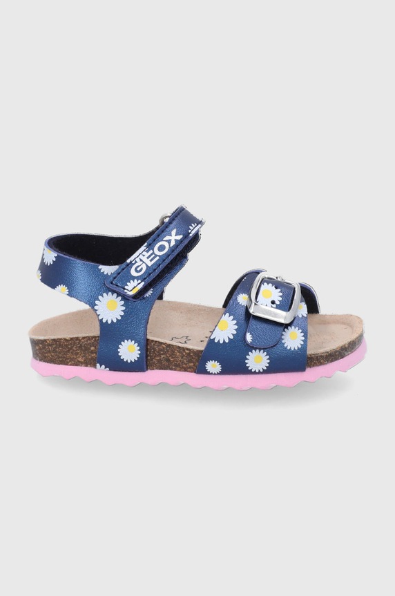Geox sandały dziecięce imitacja skóry licowej granatowy B922RA.000NF.20.23