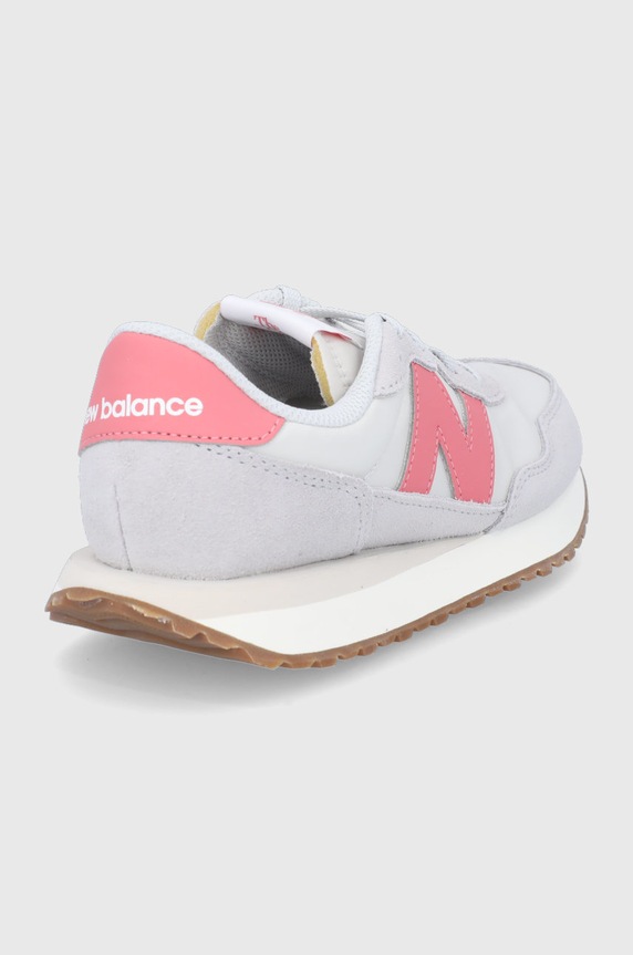 Dziewczynka New Balance buty GS237PK GS237PK szary