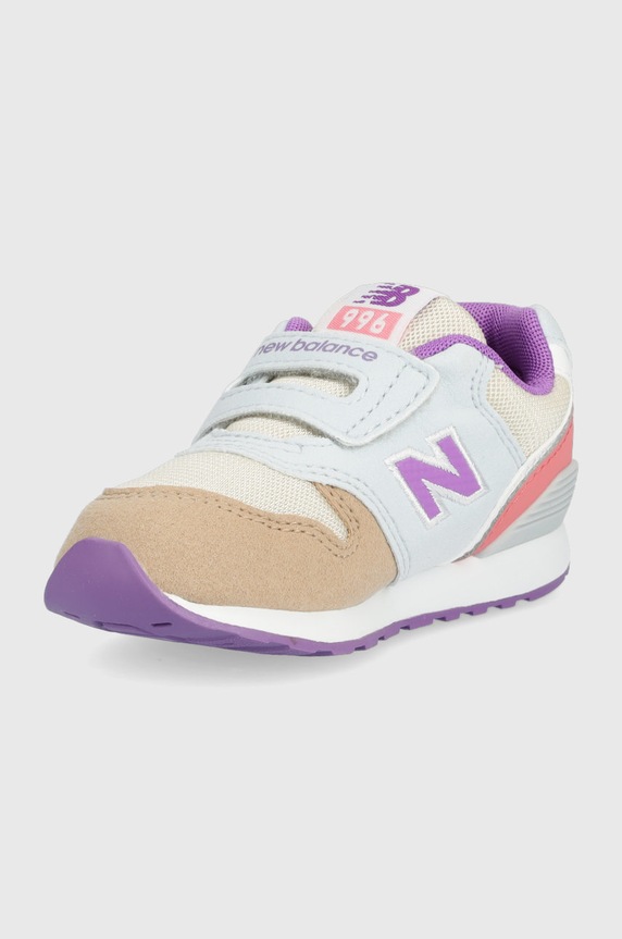 Dziewczynka New Balance sneakersy dziecięce IZ996JF3 IZ996JF3 beżowy
