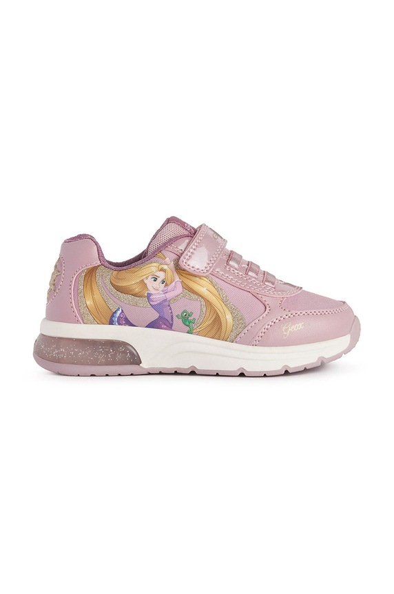 Geox buty dziecięce imitacja skóry licowej różowy J258VA.011AJ.32.35