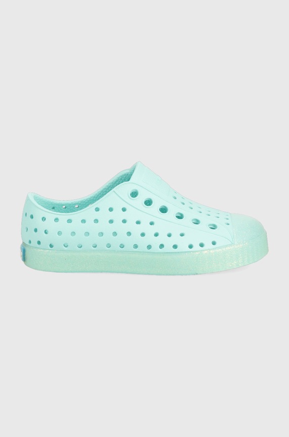 Native tenisówki dziecięce slip on turkusowy JEFFERSON.13100112.G