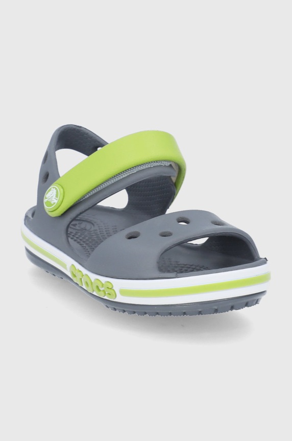 Crocs Sandały dziecięce AYABAND.SANDAL.K.205400 szary SS22