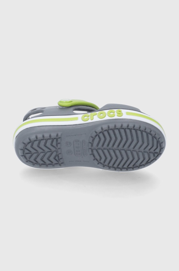 Crocs Sandały dziecięce AYABAND.SANDAL.K.205400 szary