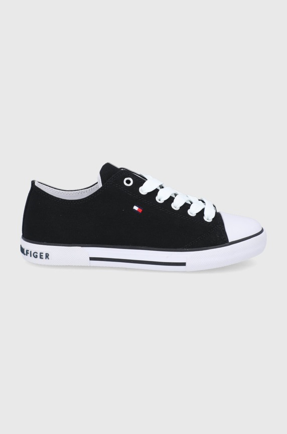 Dětské tenisky Tommy Hilfiger textilní černá T3X4.32207.