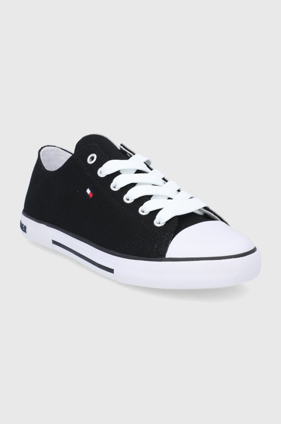 Dětské tenisky Tommy Hilfiger T3X4.32207. černá SS22