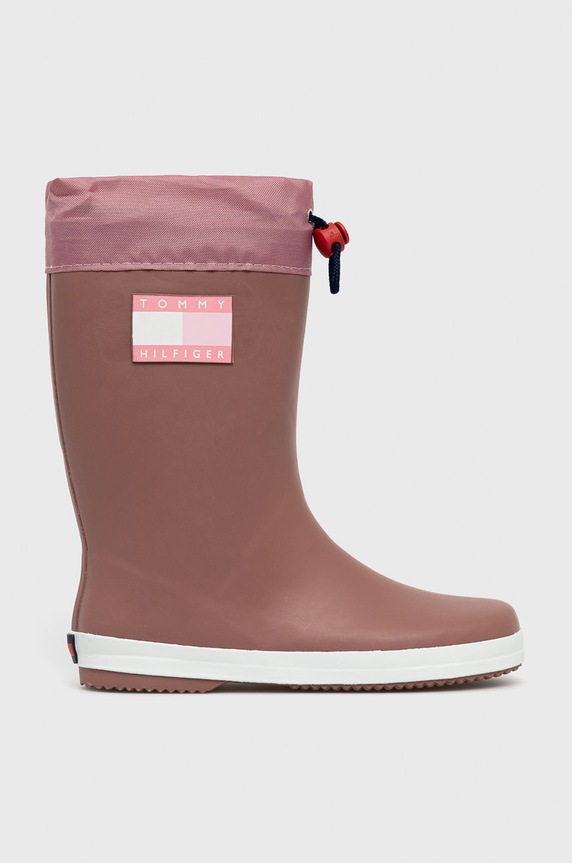 Tommy Hilfiger Kalosze dziecięce różowy T3X6.30766.35.39