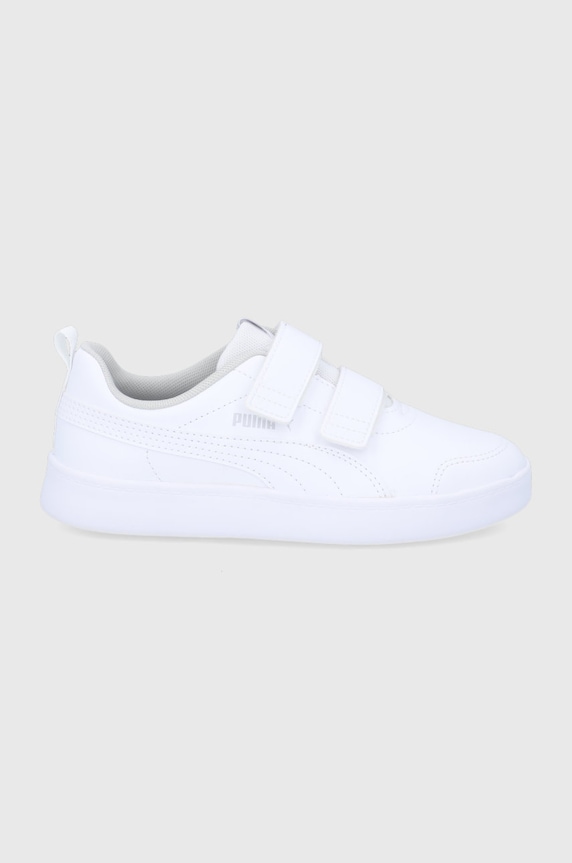 Puma buty dziecięce 371543. imitacja skóry licowej biały 371543.