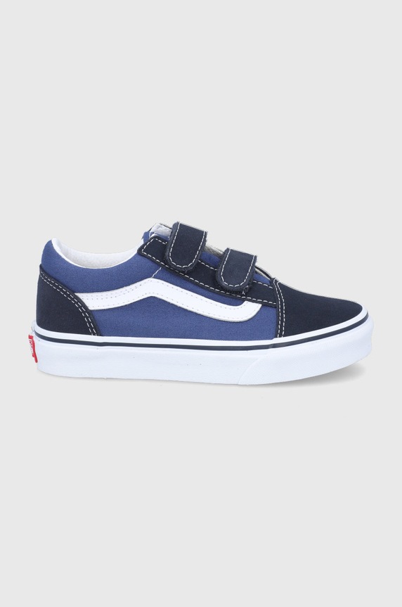 Vans tenisówki dziecięce skóra zamszowa granatowy VN000VHENWD1