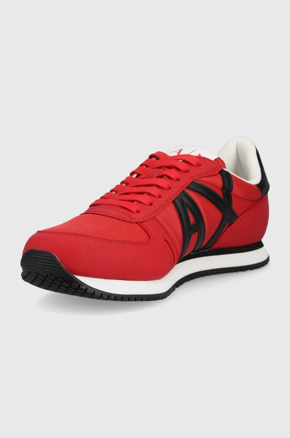 Obuwie Armani Exchange sneakersy XUX017.XCC68.K667 czerwony