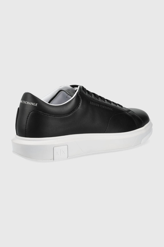 Kožené tenisky Armani Exchange XUX123.XV534.00002 čierna AA00