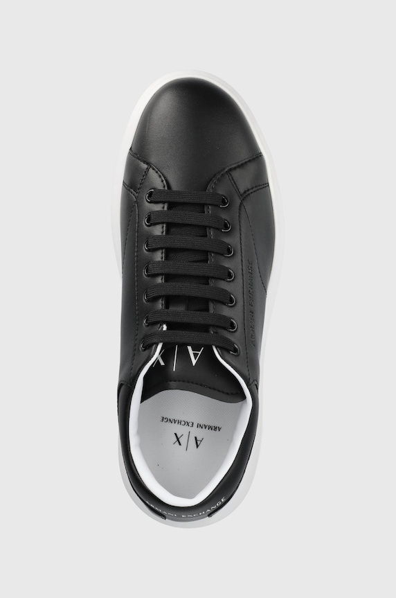 Kožené tenisky Armani Exchange čierna XUX123.XV534.00002