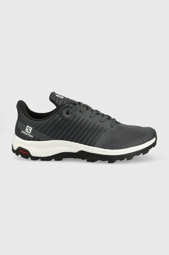 Salomon pantofi Outbound Prism sintetic gri L41267800