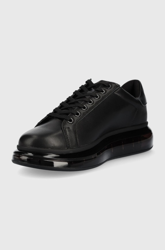 Cipők Karl Lagerfeld bőr sportcipő Kapri Kushion KL52625.00X fekete