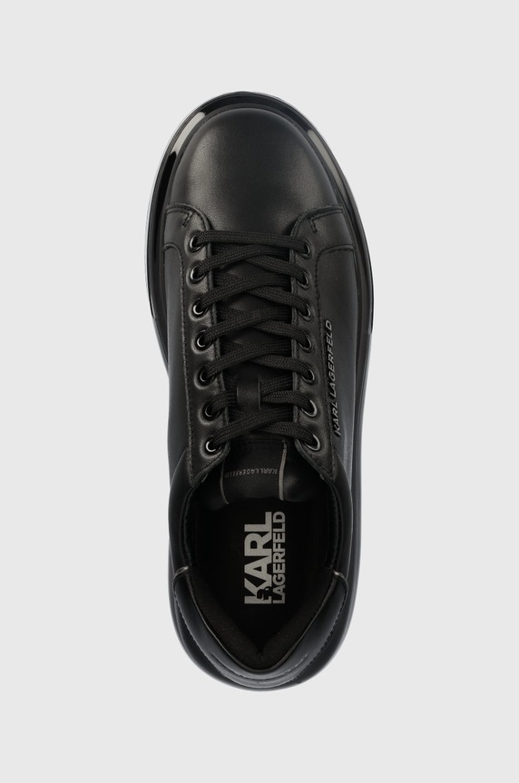 Karl Lagerfeld bőr sportcipő Kapri Kushion fekete KL52625.00X