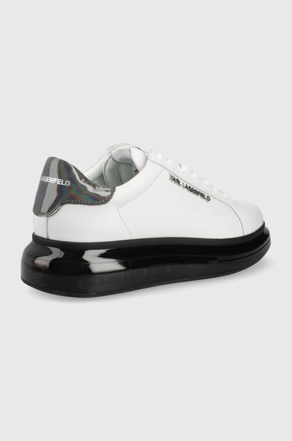 Karl Lagerfeld bőr cipő Kapri Kushion KL52625.010 fehér SS22
