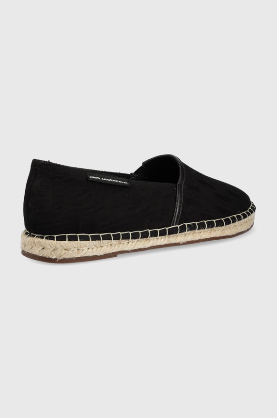 Karl Lagerfeld espadryle KAMINO KL70109.H00 KL70109.H00 czarny SS22